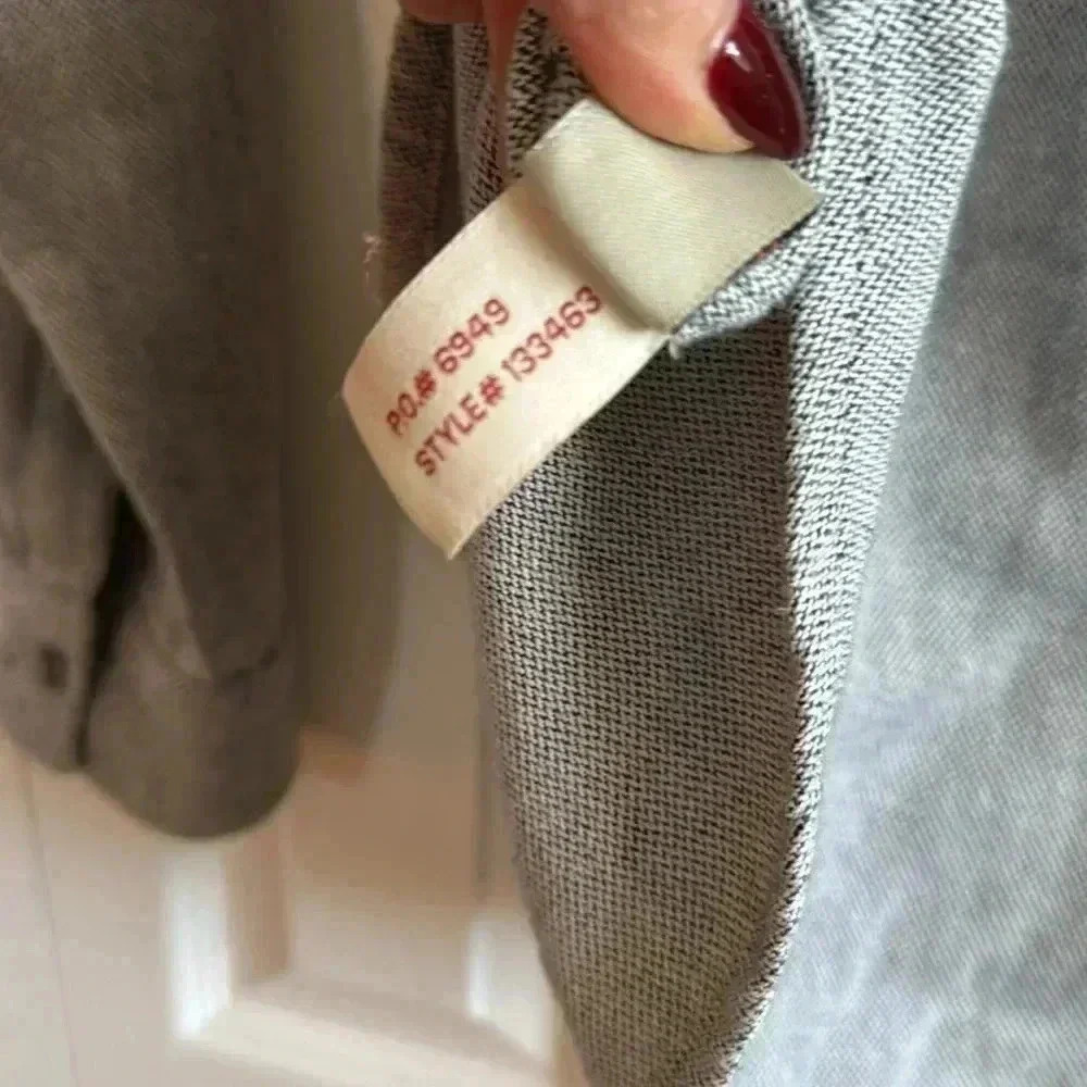 Carbon 2 Cobalt Button Down Light Gray Shirt Size… - image 7